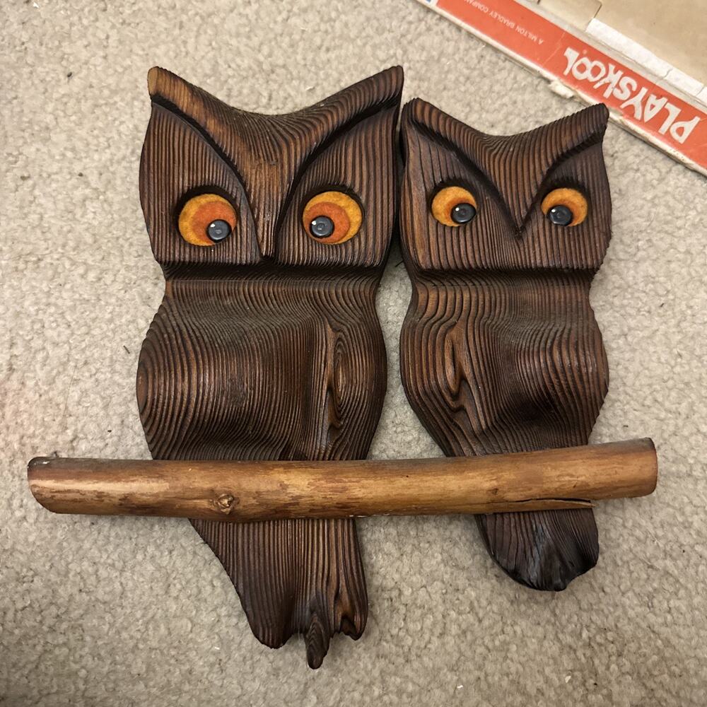 Handcrafted Mountaineer Crafts Maggie Valley Owl Art R Decor Unique Felt Eyes